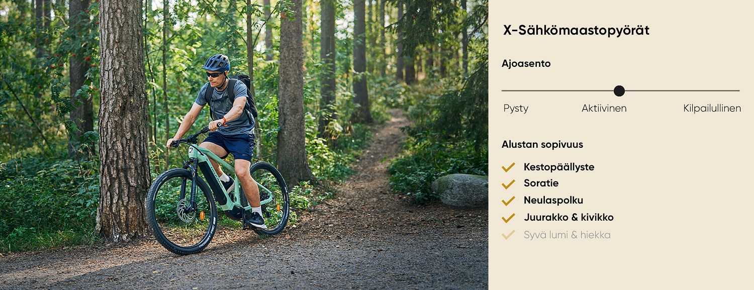 Helkama maastosähköpyörät