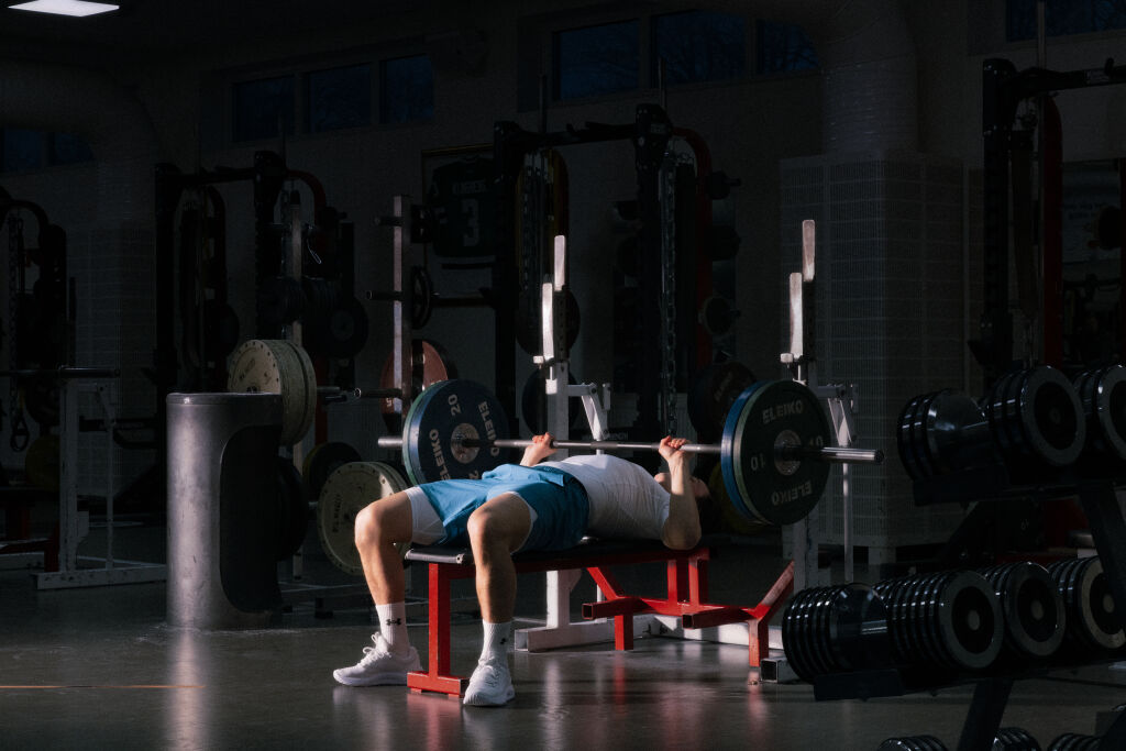 Under Armour men walking
