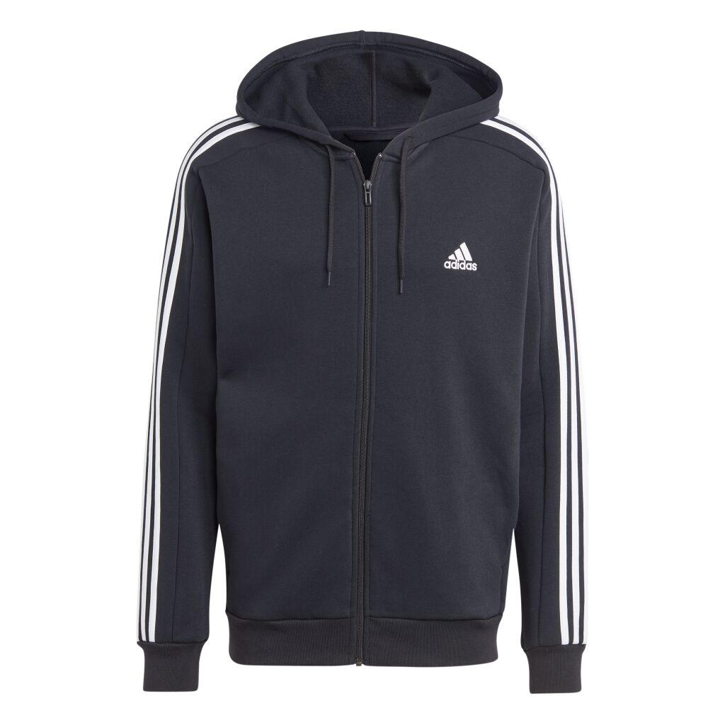 adidas Adidas Essentials Fleece 3-Stripes Full-Zip Hoodie M