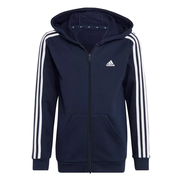 adidas Essentials 3-Stripes FZ Hoodie Jr