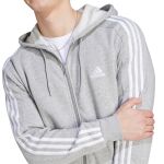 adidas Adidas Essentials Fleece 3-Stripes Full-Zip Hoodie M
