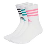 adidas 3-Stripes Cushioned Crew Socks 3 Pairs