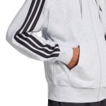 adidas Essentials 3-Stripes French Terry Full-Zip Hoodie M