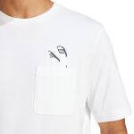 adidas Lounge Slides Graphic Pocket T-Shirt