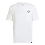 adidas Lounge Slides Graphic Pocket T-Shirt