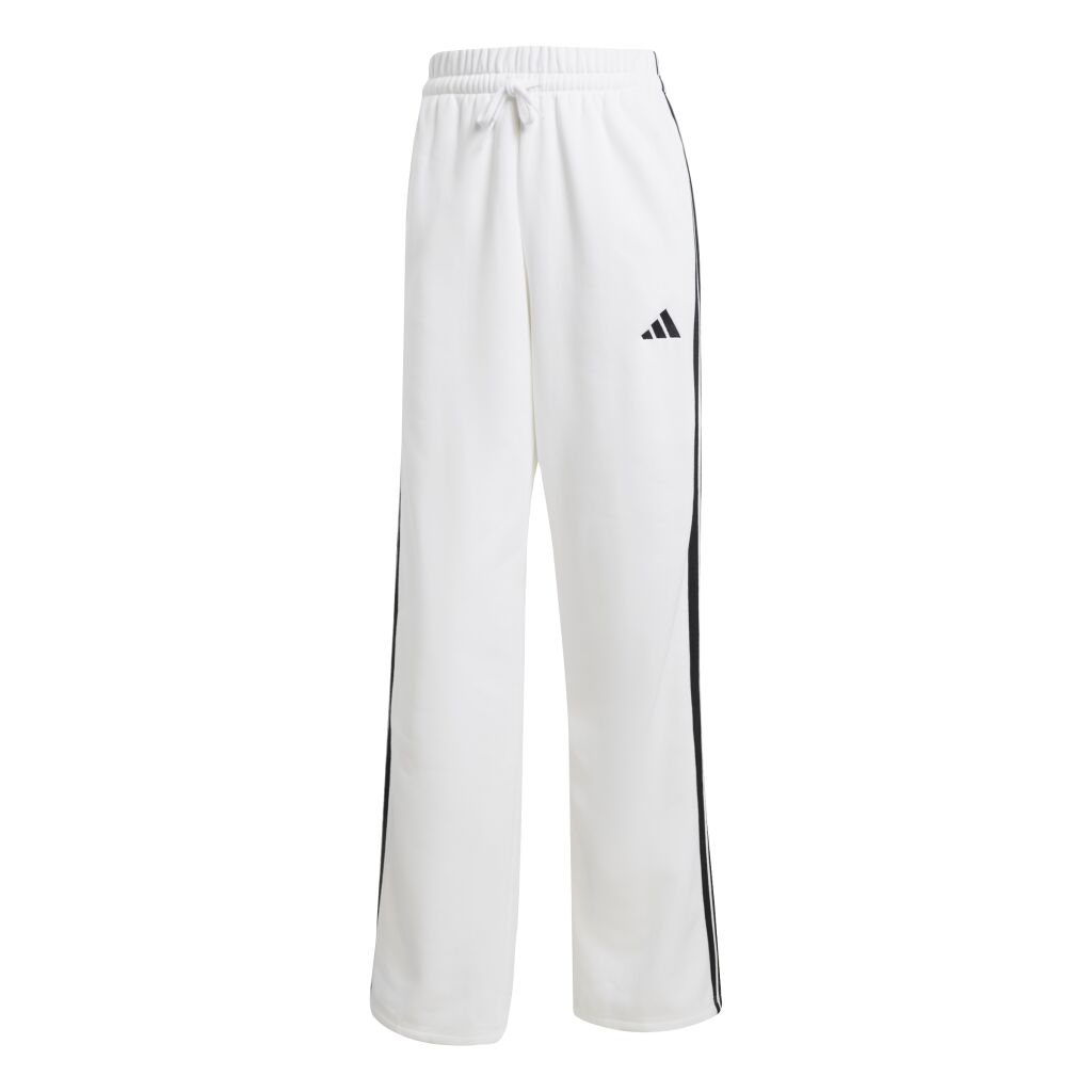 adidas Essentials 3-Stripes Open-Hem Fleece Joggers W