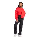 adidas Essentials 3-Stripes Open-Hem Fleece Joggers W