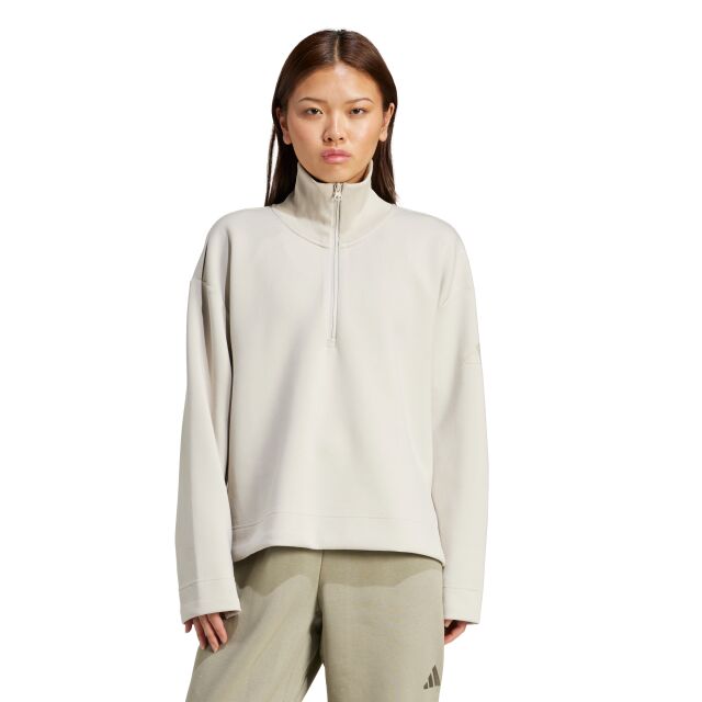 adidas ALL SZN Soft Lux Quarter-Zip - naisten pitkähihainen paita