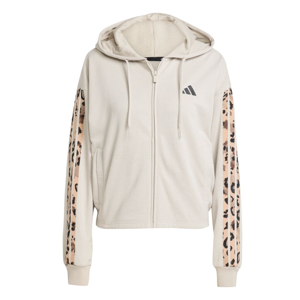 adidas Animal Print 3-Stripes Full-Zip Hoodie