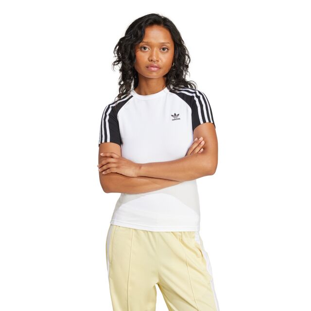 adidas Originals Adicolor 3-Stripes Raglan Slim T-Shirt - t-paita
