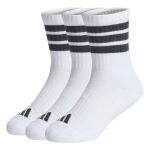 adidas 3 Stripes Cushioned Sportswear Crew Socks 3 Pairs