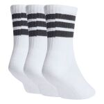 adidas 3 Stripes Cushioned Sportswear Crew Socks 3 Pairs
