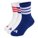 adidas 3 Stripes Cushioned Sportswear Crew Socks 3 Pairs