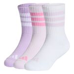 adidas 3 Stripes Cushioned Sportswear Crew Socks 3 Pairs