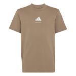 adidas Slogan Single Jersey T-Shirt Jr