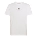 adidas Slogan Single Jersey T-Shirt Jr
