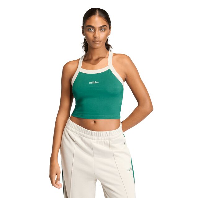 adidas Seasonal Essentials Colorpop Tank with Embroidered Graphic W
