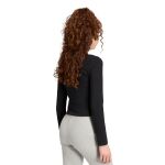 adidas Originals Slim Front Square Collar Long-Sleeve Top