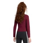 adidas Originals Slim Front Square Collar Long-Sleeve Top
