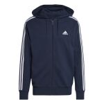 adidas Essentials French Terry 3-Stripes Full-Zip Hoodie M