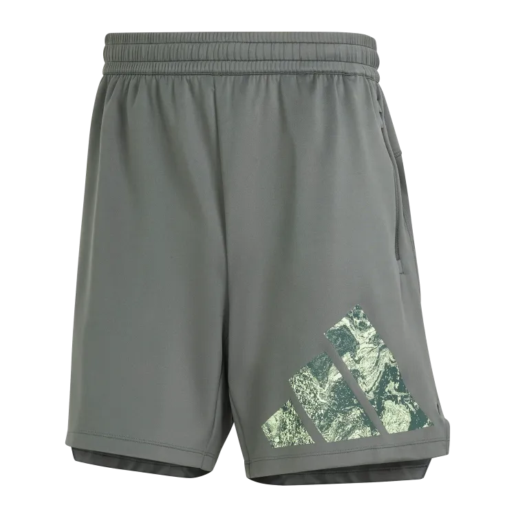 adidas Workout Logo Knit Shorts