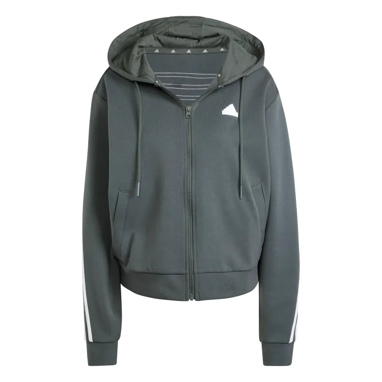 adidas Future Icons 3-Stripes Full Zip Hoodie W