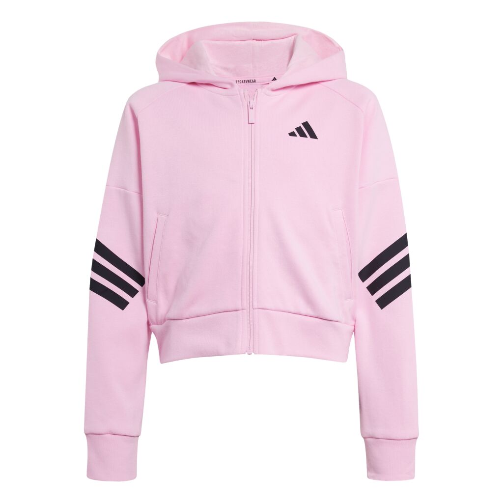 adidas Future Icons 3-Stripes Full-Zip Hooded Track Jacket Jr