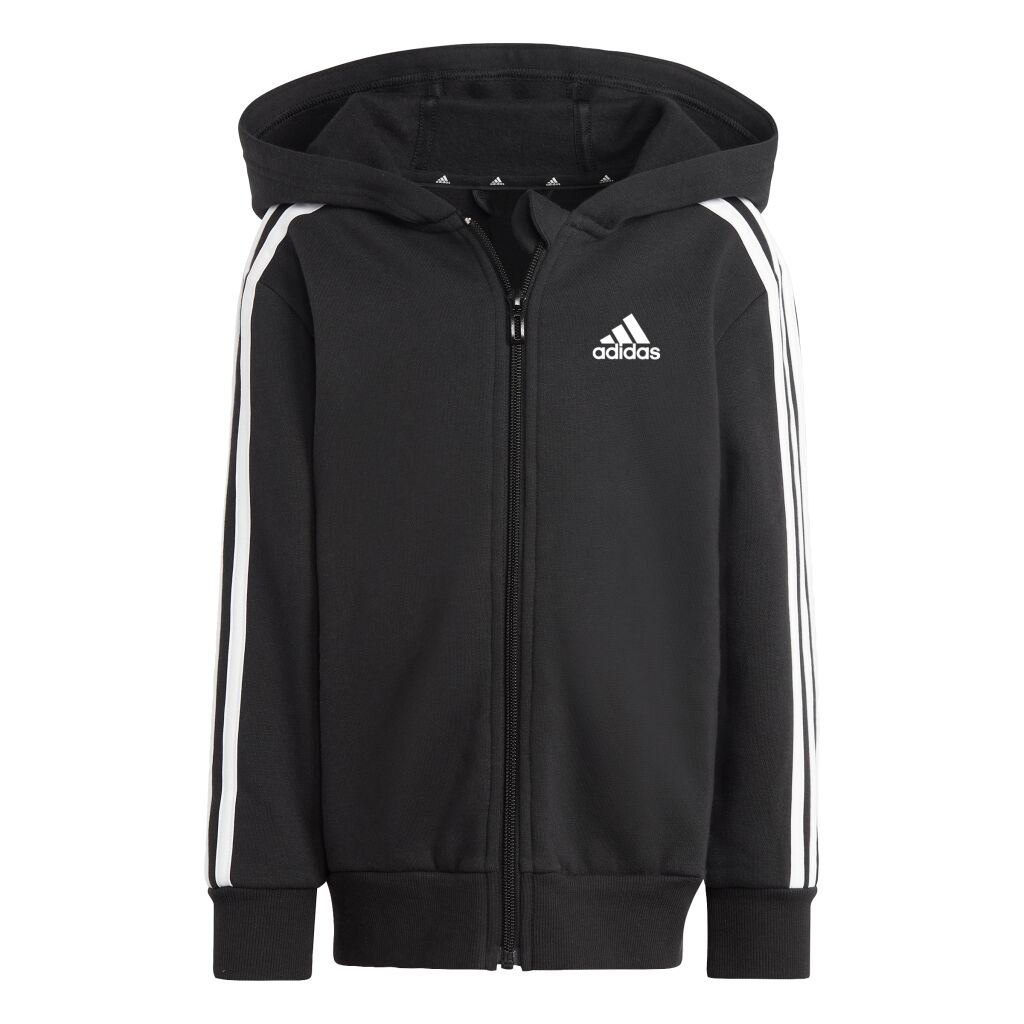 adidas Essentials 3-Stripes Zip Hooded Jacket Jr