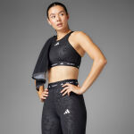 adidas Techfit Medium-Support High-Neck Print Bra W