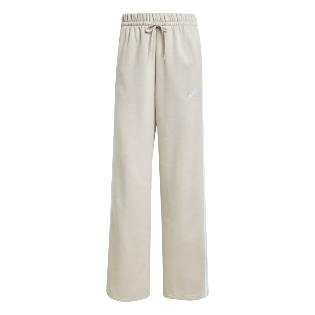 adidas Essentials 3-Stripes Open-Hem Fleece Joggers W