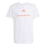 adidas Slogan Single Jersey T-Shirt Jr