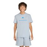 adidas Slogan Single Jersey T-Shirt Jr