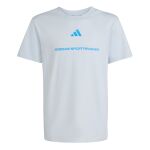 adidas Slogan Single Jersey T-Shirt Jr