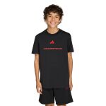 adidas Slogan Single Jersey T-Shirt Jr