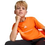 adidas Slogan Single Jersey T-Shirt Jr