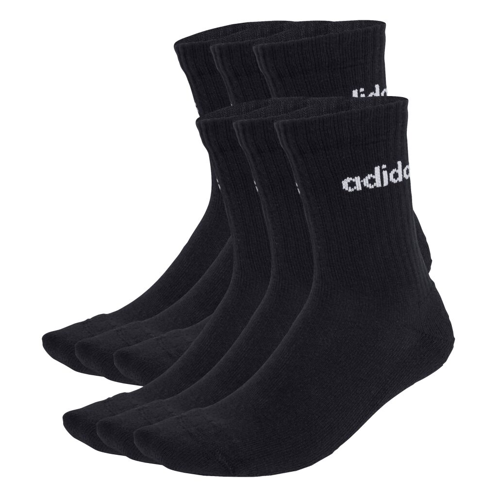 adidas Lin Crew Cushioned Socks 6 Pairs