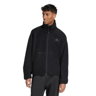 adidas City Tech High Pile Fleece Full-Zip Jacket M