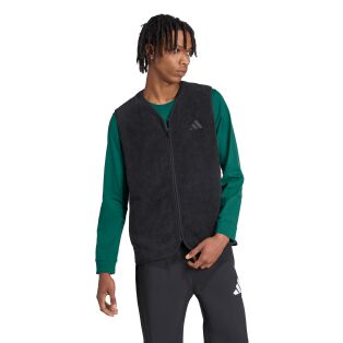 adidas Future Icons Small Logo Low Pile Fleece Vest