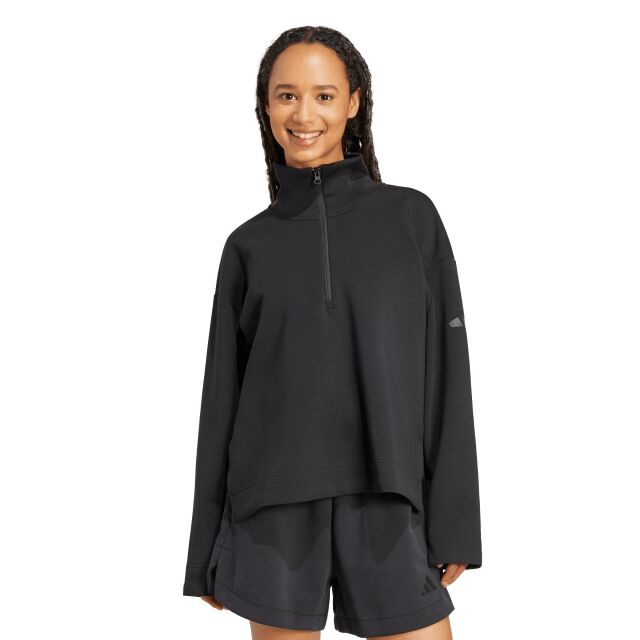 adidas ALL SZN Soft Lux Quarter-Zip - naisten pitkähihainen paita