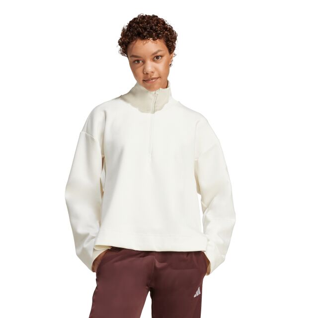 adidas ALL SZN Soft Lux Quarter-Zip - naisten pitkähihainen paita