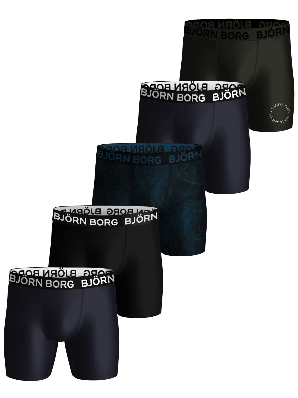 Björn Borg Performance Boxer 5 Pack