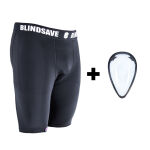 Blindsave Maalivahdin kompressioshortsit + kuppi