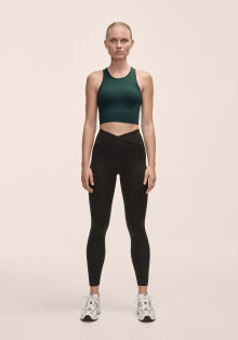 Casall Overlap High Waist Tights - juoksutrikoot