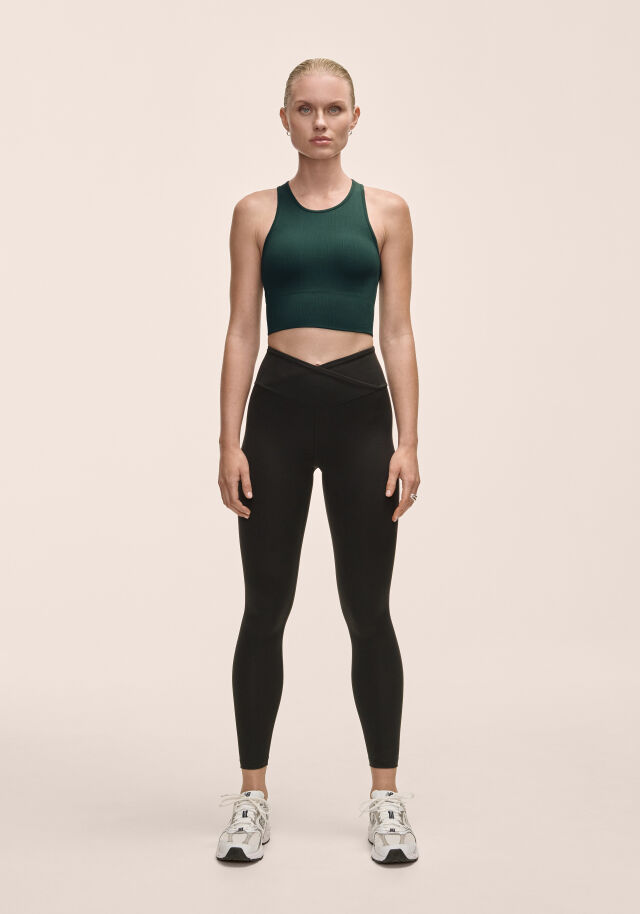 Casall Overlap High Waist Tights - naisten pitkät trikoot