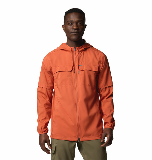 Columbia Skien Valley™ Hooded Long Sleeve Shirt M - miesten tuulitakki