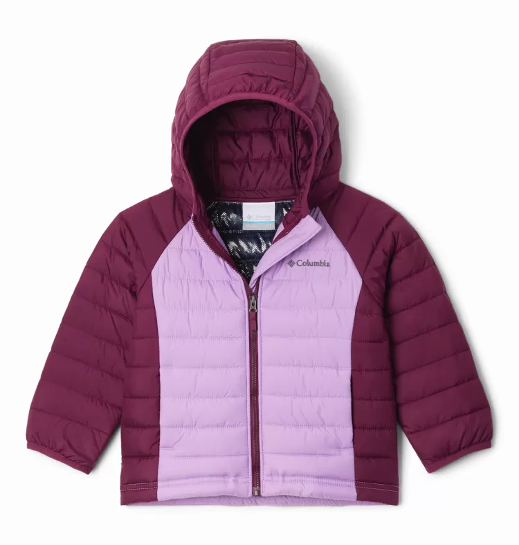 Columbia Powder Lite™ Girls Hooded Jacket Jr