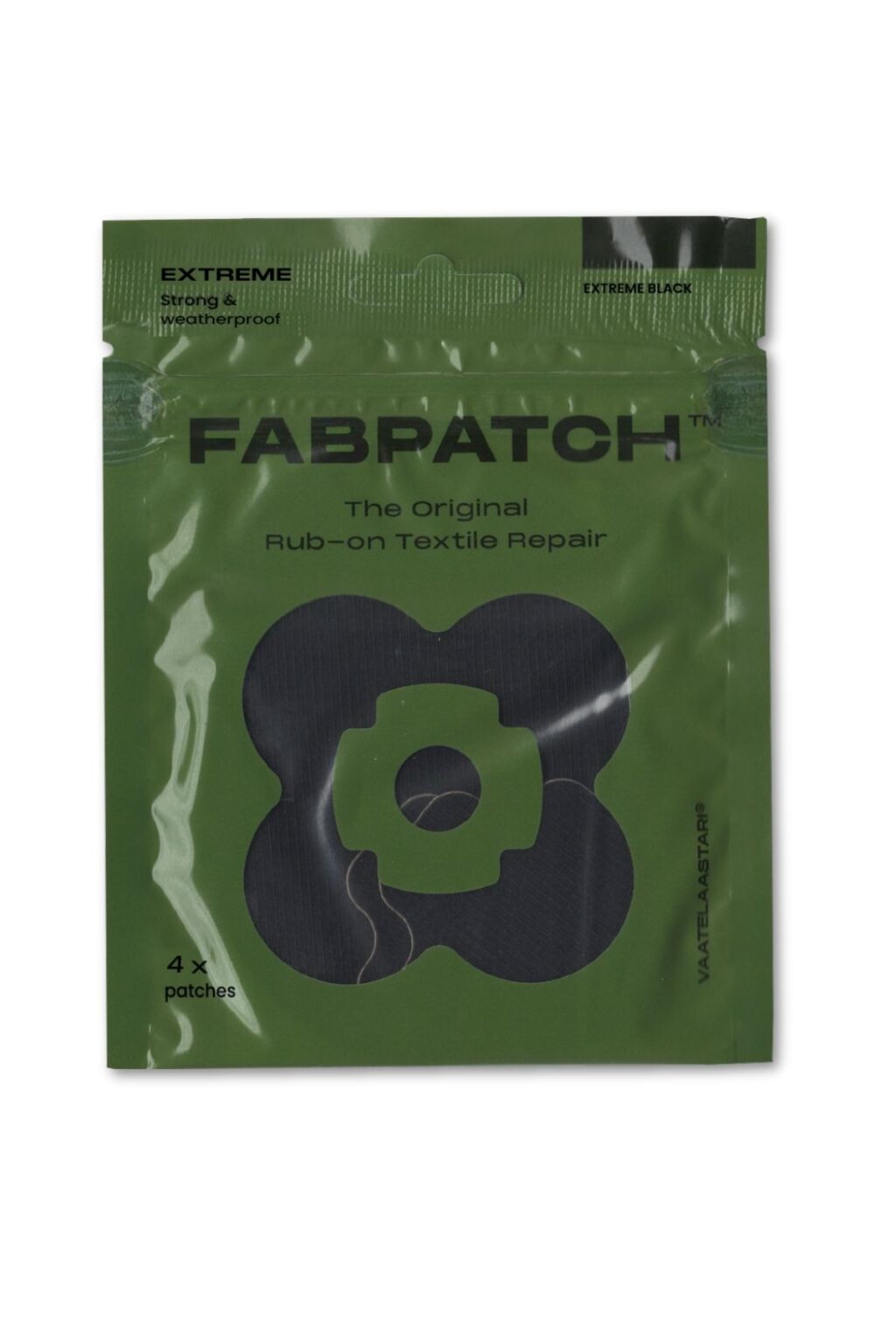FABPATCH FABPATCH EXTREME BLACK  Vaatelaastari