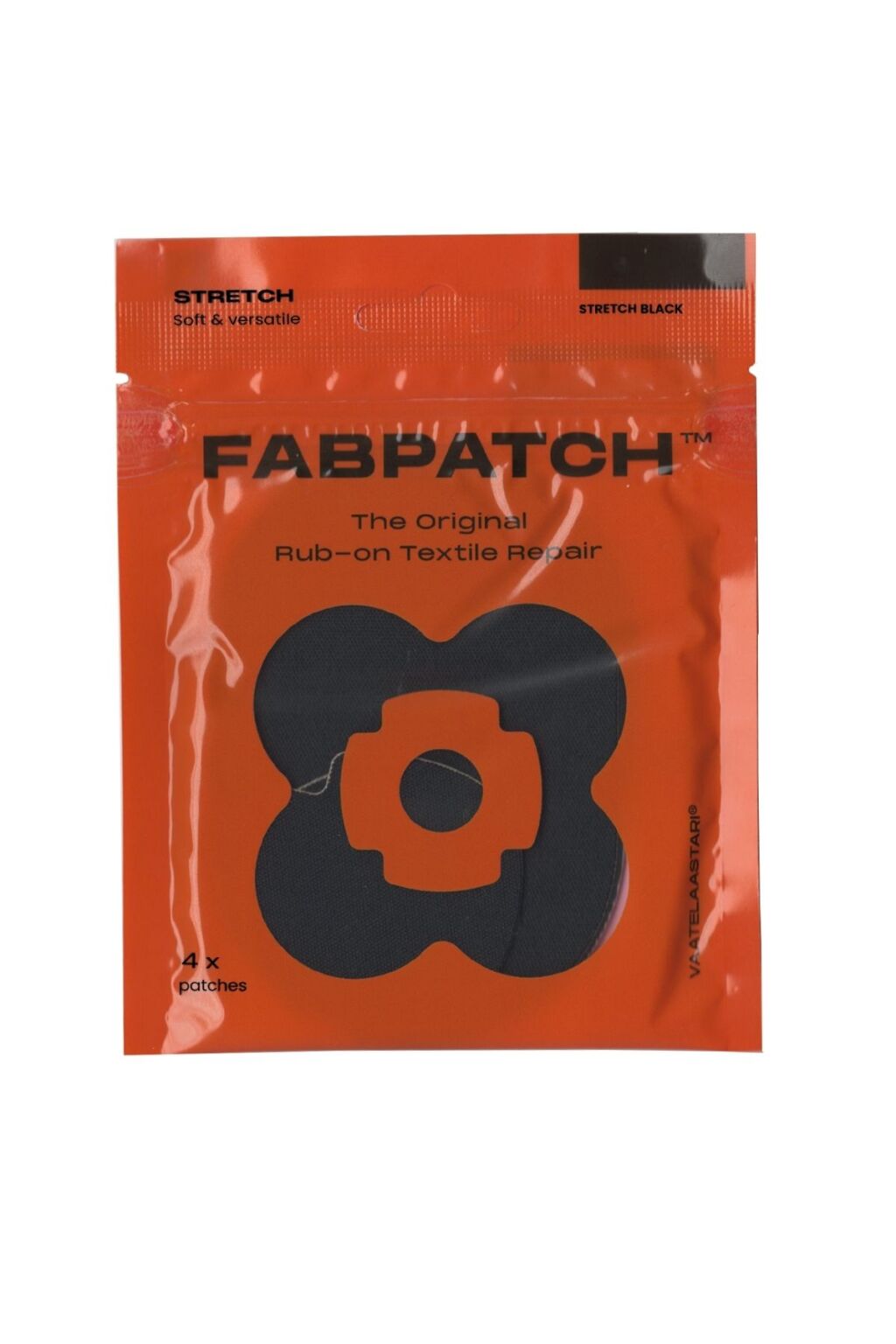 FABPATCH FABPATCH STRETCH BLACK Vaatelaastari
