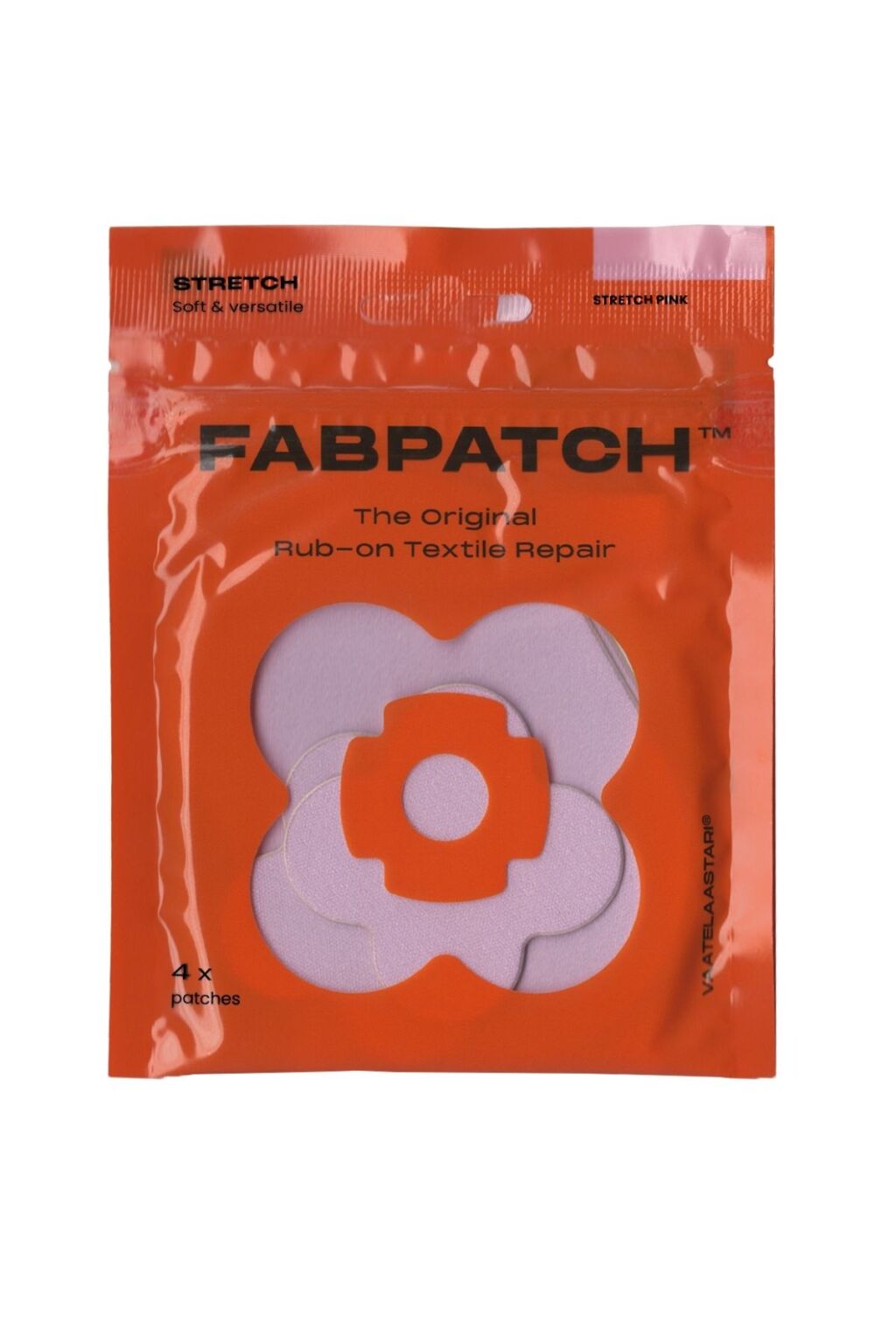 FABPATCH FABPATCH STRETCH PINK Vaatelaastari