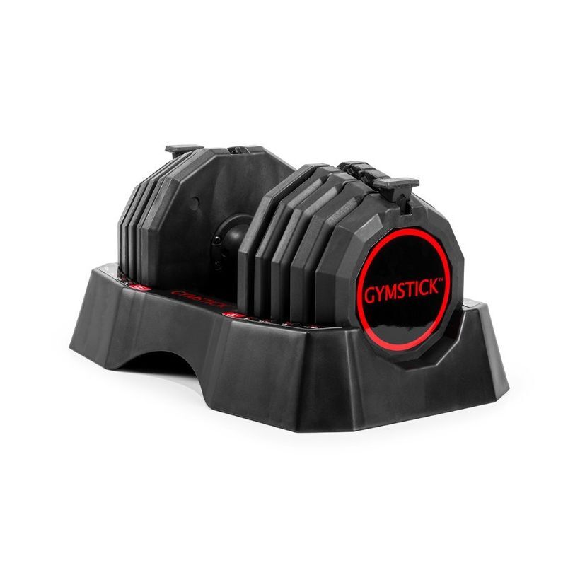 Gymstick Quick-Lock 22,5 kg säädettävä käsipaino